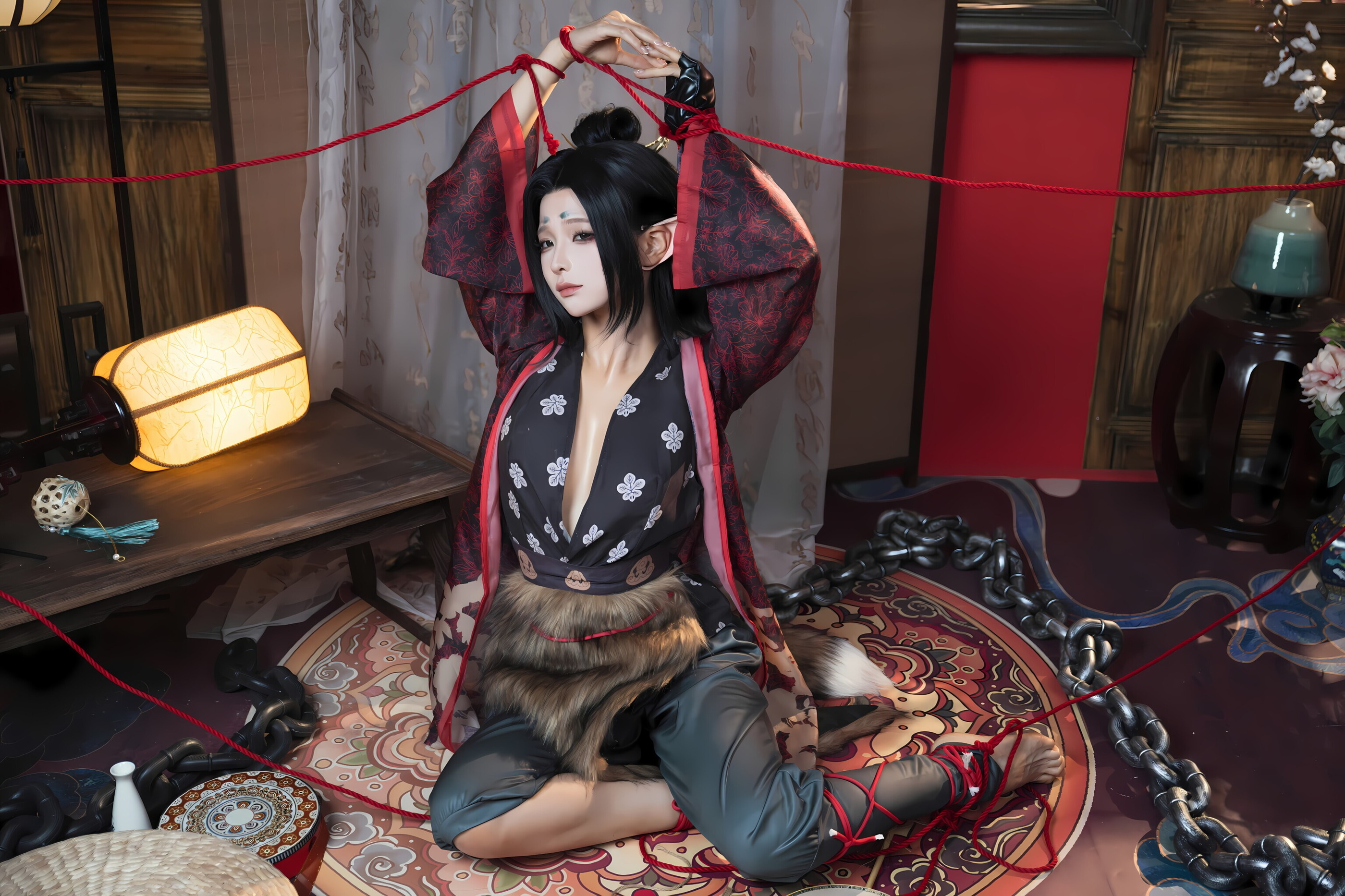 图片[1]-蠢沫沫 – NO.409 黑神话 萍萍 [138P]-XikXak